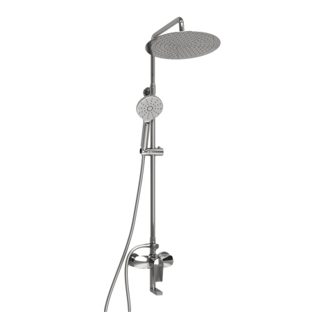 Душевая система (стойка) WasserKRAFT A166.116.127.087.CH хромоникель фото