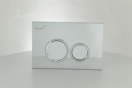 Кнопка смыва Cerutti SPA CR05CH хром глянцевый фото