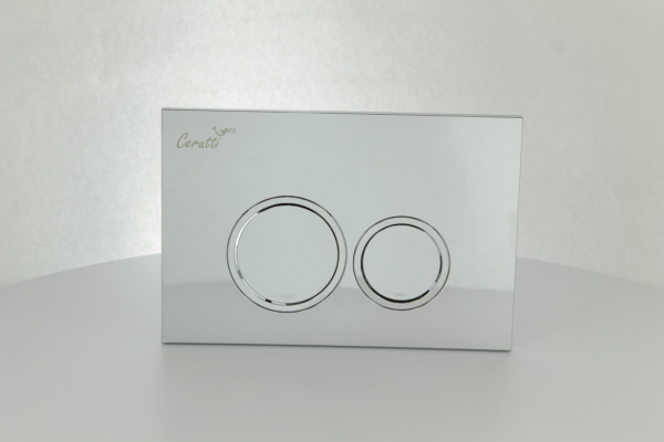 Кнопка смыва Cerutti SPA CR05CH хром глянцевый фото