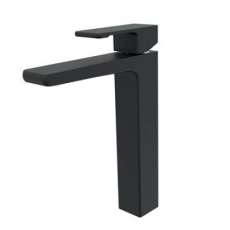 Высокий смеситель для раковины Kaiser Elite 01111-2 черный фото