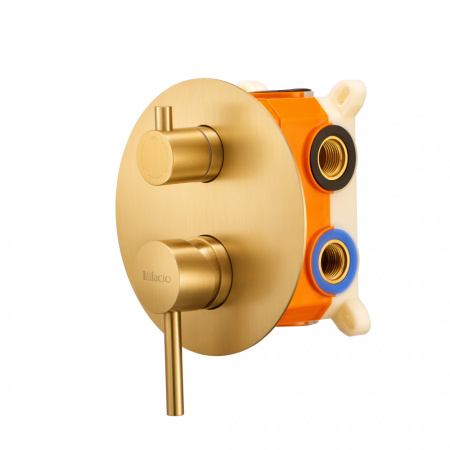 Душевая система скрытого монтажа Milacio Ultra MCU.150.GD брашированное золото фото