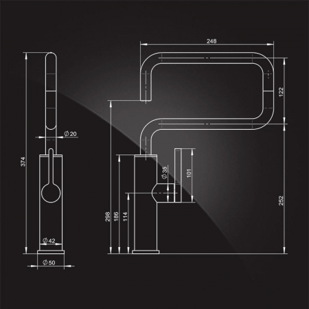 Смеситель для кухни Elghansa Cliq 5607324 фото