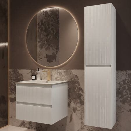 Тумба под раковину Vincea Welle 60 VMC-2WL600MW M.White Soft-touch фото