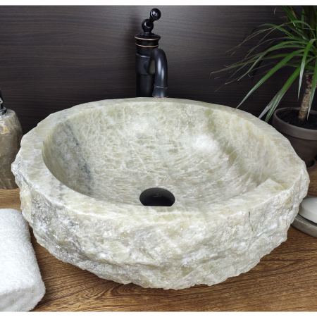 Накладная раковина из оникса Indo Erozy Мультиколор EO-00119 фото