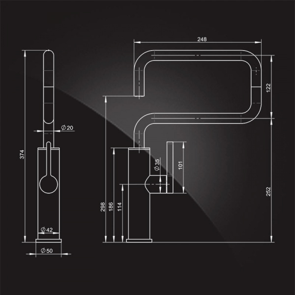 Смеситель для кухни Elghansa Cliq 5607324 фото
