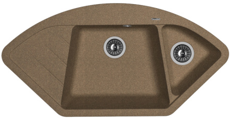 Кухонная мойка ВЕСТА Florentina 20.285.Е1005 коричневый фото