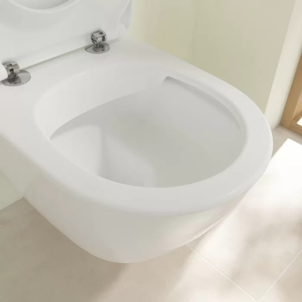 Унитаз подвесной безободковый Villeroy&Boch Subway 2.0 5614R201 с сиденьем, альпийский белый фото