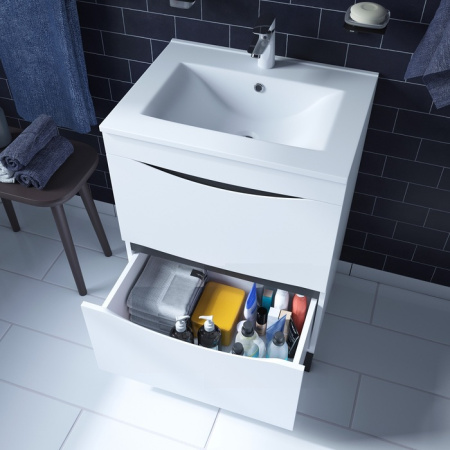 Тумба с раковиной Iddis Cloud CLO60WFi95K 60 см фото