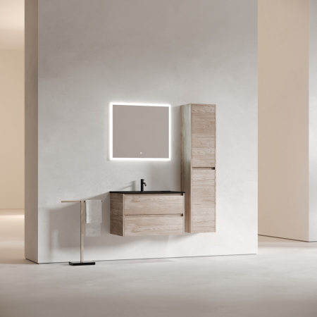 Тумба под раковину Sancos Libra LB80EG дуб галифакс натуральный фото