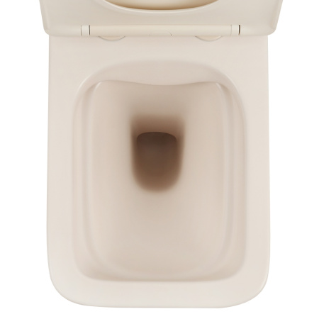 Подвесной унитаз безободковый Abber Rechteck AC1201MBE светло-бежевый фото