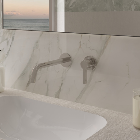 Настенный смеситель для раковины Vincea Villa VBFW-1VL1CH хром фото