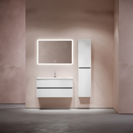 Тумба под раковину Sancos Urban UR100W белый глянец фото