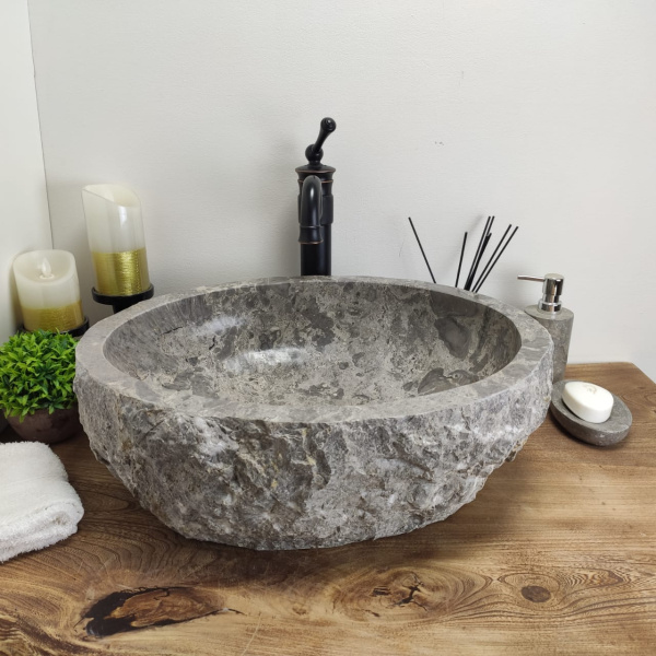 Накладная раковина из мрамора Erozy Doreng EM-00855 (51*41*15 см) фото