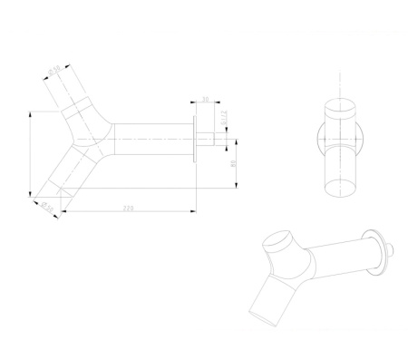 Верхний тропический душ Bronze de Luxe Liberty 501B-P черный матовый фото