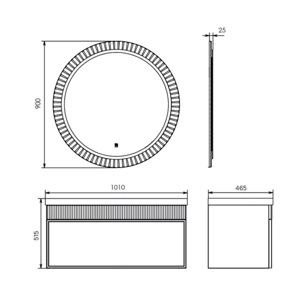 Тумба-умывальник Comforty Мадрид 100M серый шёлк с раковиной Comforty CF19595BX-100 фото