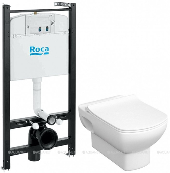 Унитаз с инсталляцией Roca Dama Senso Pack 893104680 фото