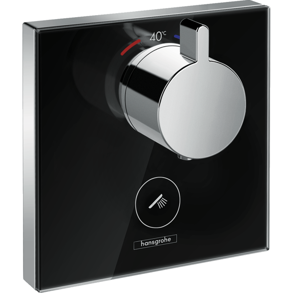Термостат для душа Hansgrohe ShowerSelect Highflow 15735600 черный фото