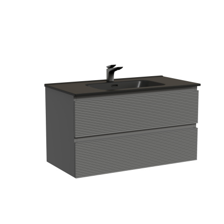 Тумба под раковину Sancos Folk FL90GS Grey soft фото