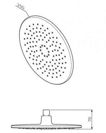 Верхний тропический душ Am.Pm F05R0001 фото