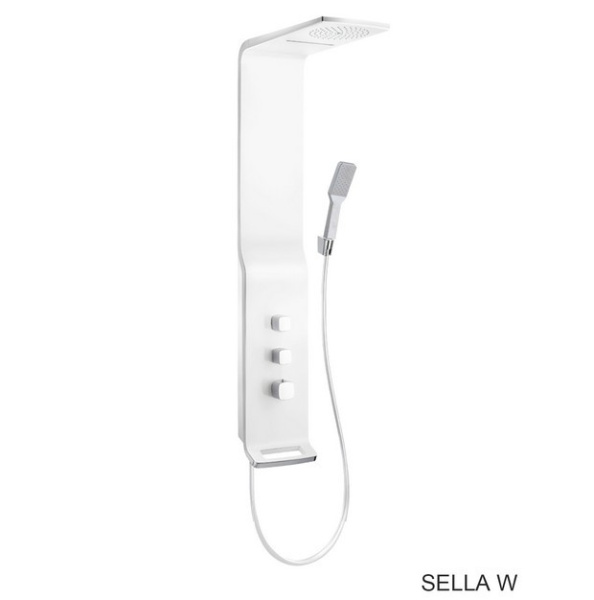 Душевая панель Cerutti SPA Sella СТ8988 белый глянец фото