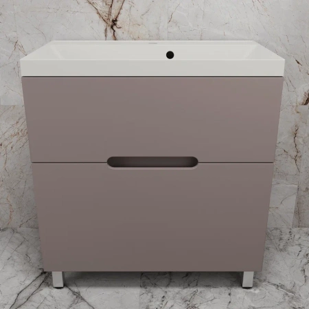 Тумба напольная Style Line Матис 80 ЛС-00002439 тауп темный фото