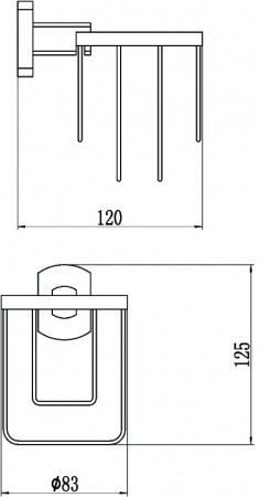 Держатель для освежителя воздуха Savol 99 S-009933 фото