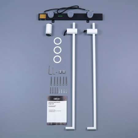 Электрический полотенцесушитель Abber Charme AH4002MW белый матовый фото