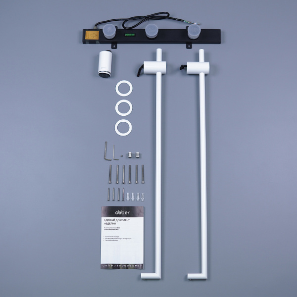 Электрический полотенцесушитель Abber Charme AH4002MW белый матовый фото