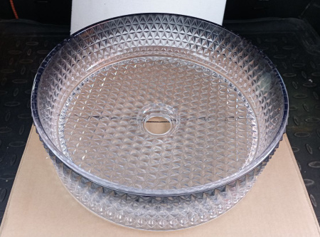 Накладная раковина из стекла CeramaLux GL10 36x36 фото