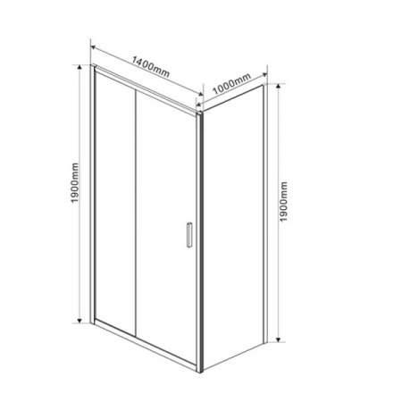 Душевой уголок Vincea Garda VSR-1G1014CH фото