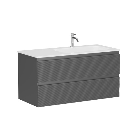 Тумба под раковину Sancos Folk FL100RGS Grey soft фото