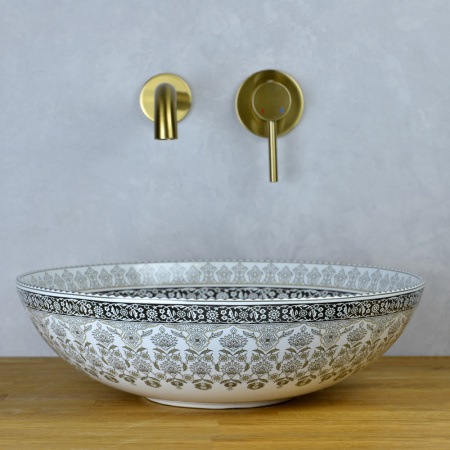 Раковина Bronze de Luxe 1008G 40x40 марракеш фото