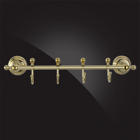Планка с четырьмя крючками Elghansa Praktic Gold PRK-640-Gold фото