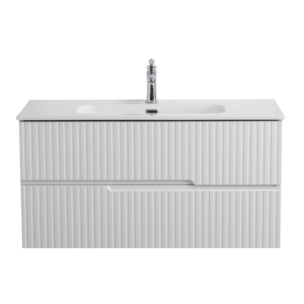 Тумба под раковину Cezares Duet 100 DUET-N-1000-2C-SO-BL 100 см, Bianco Lucido фото