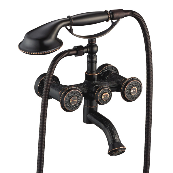 Смеситель для ванны с душем Lemark Jasmine LM6614ORB фото