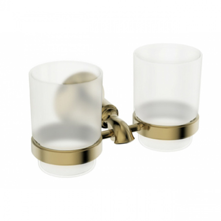 Двойной стакан для зубных щеток Kaiser Bronze II KH-4015 фото