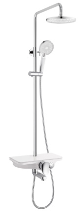 Душевая система (стойка) WeltWasser WW DP 1020 WT белая фото