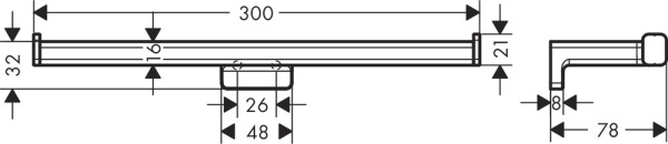 Держатель для запасных рулонов Hansgrohe AddStoris 41748140 шлифованная бронза фото