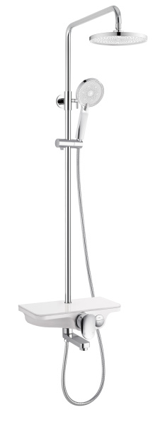 Душевая система (стойка) WeltWasser WW DP 1020 WT белая фото