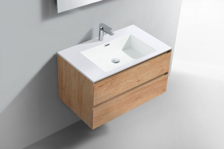 Тумба под раковину Vincea Luka VMC-1L800YO 80 см Y.Oak фото