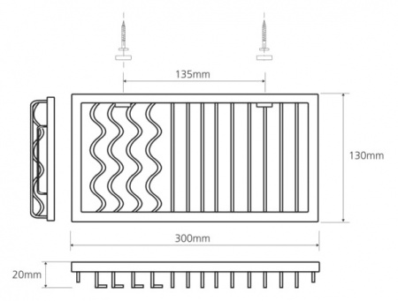 Мыльница настенная Bemeta Cytro 102308082 фото