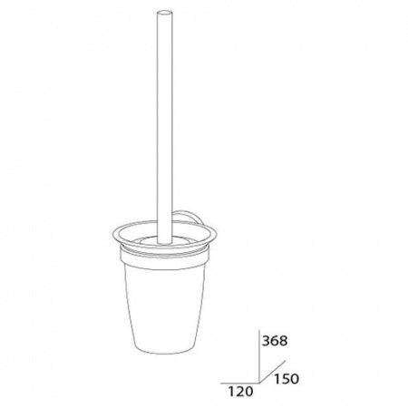 Ерш стеклянный настенный Artwelle Harmonia HAR 052 фото