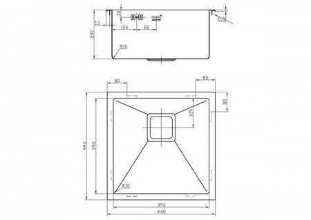 Мойка кухонная Zorg Inox Pvd SZR-44 BRONZE фото