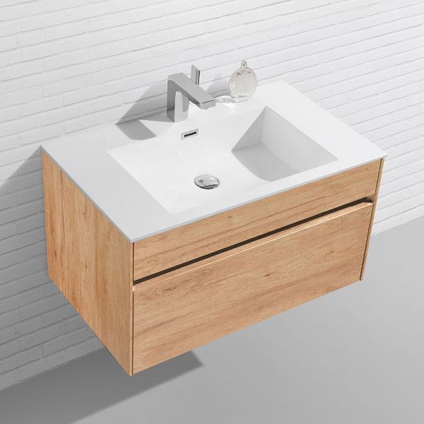 Тумба под раковину Vincea Chiara VMC-1C800YO 80 см Y.Oak фото