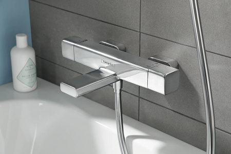 Смеситель для ванны с душем Hansgrohe Ecostat E 15774000 фото