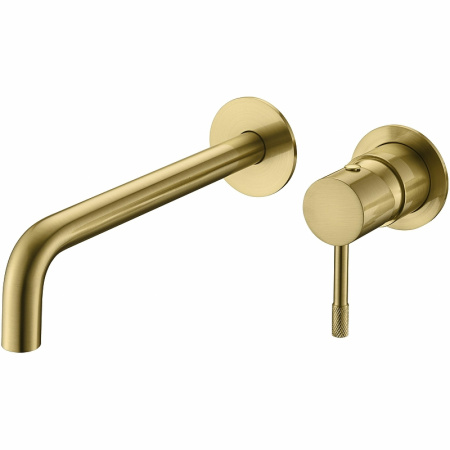 Настенный смеситель для раковины Boheme Uno 465-MG матовое золото фото