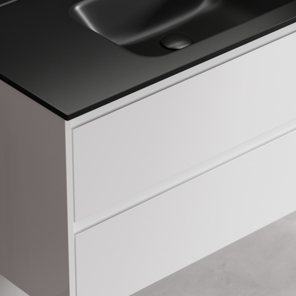 Тумба под раковину Sancos Libra LB100W белая фото