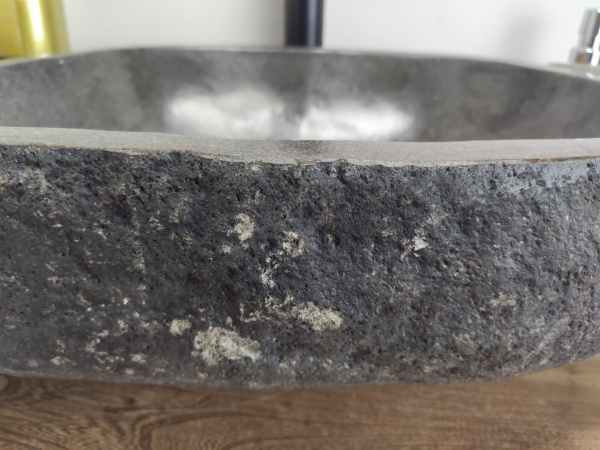 Накладная раковина из речного камня RS0601 (50*39*15) фото