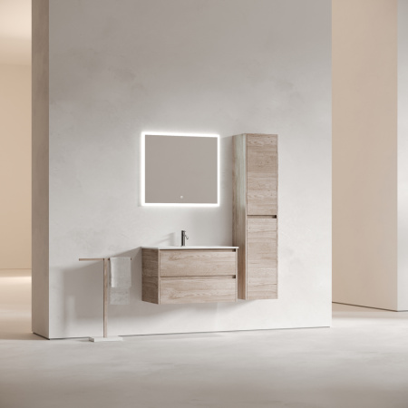 Тумба под раковину Sancos Libra LB80EG дуб галифакс натуральный фото