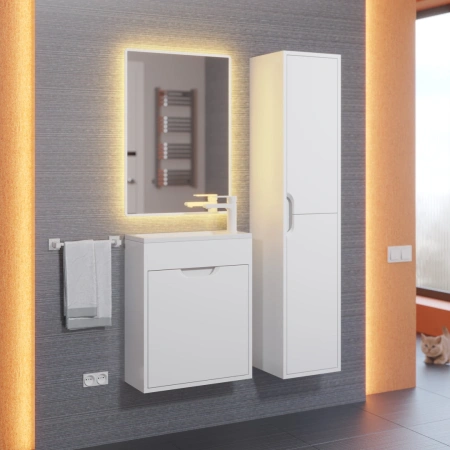 Тумба под раковину Uperwood Modul 50 2930205358 белая фото